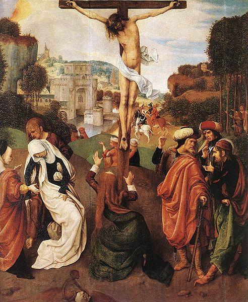 Master of Virgo inter Virgines Crucifixion France oil painting art